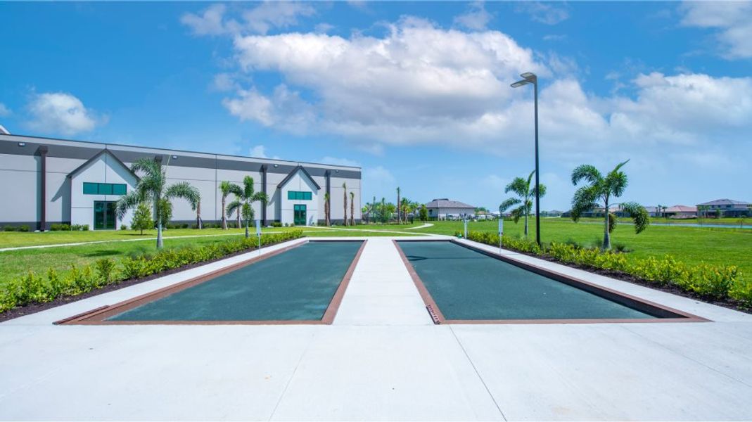 Verdana Village Bocce court