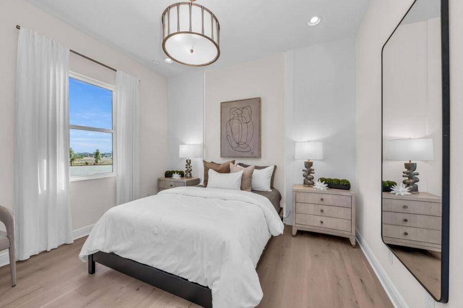 Furnished interior in a model home at Artisan at Watercolor Place in Bradenton (Image 208).