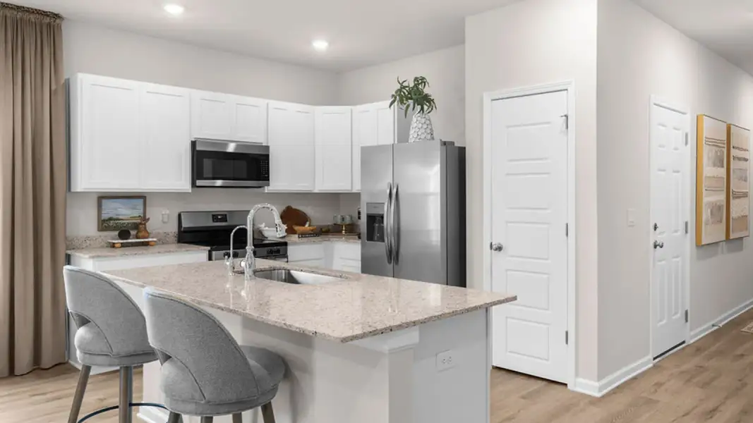 Furnished interior in a model home at Horseman's Bluff in Tallahassee (Image 16). Furnished interior in a model home at Horseman's Bluff in Tallahassee (Image 16).