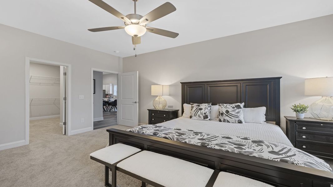 Furnished interior in a model home at Briargate in Fountain Inn (Image 26).