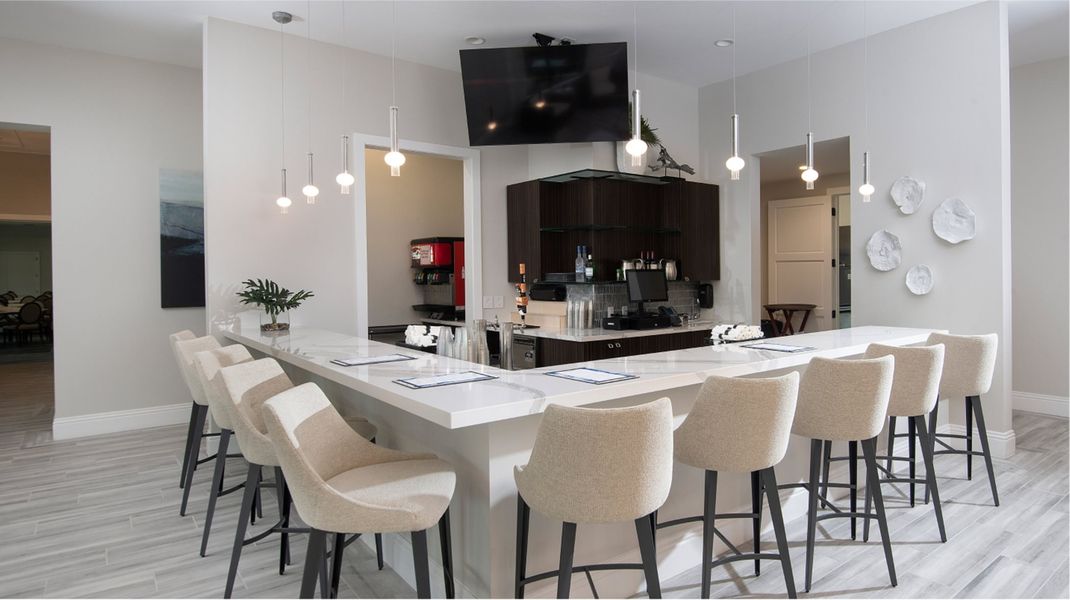 Furnished interior in a model home at Mirada: The Town Executives in San Antonio (Image 18).