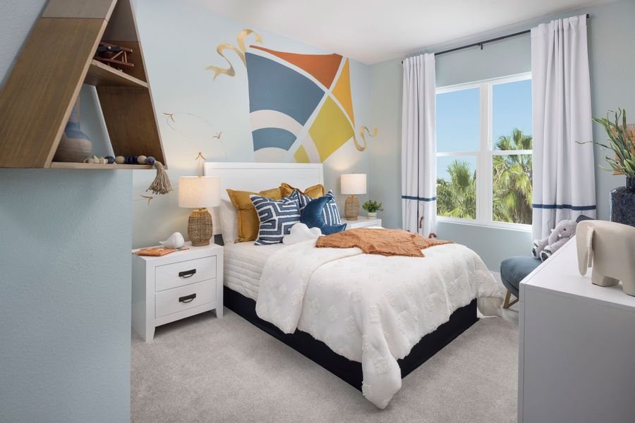 Furnished interior in a model home at Edgewater Wellen Park in Venice (Image 5). Furnished interior in a model home at Edgewater Wellen Park in Venice (Image 5).