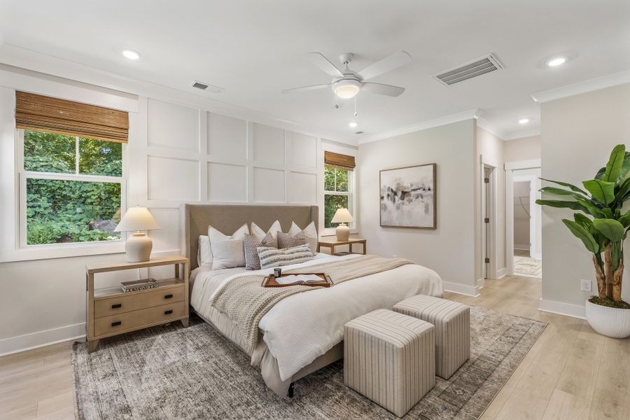 Furnished interior in a model home at South Park in Piedmont (Image 23).