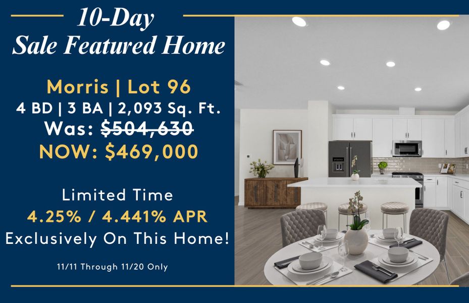 10-Day Sale Featured Home!