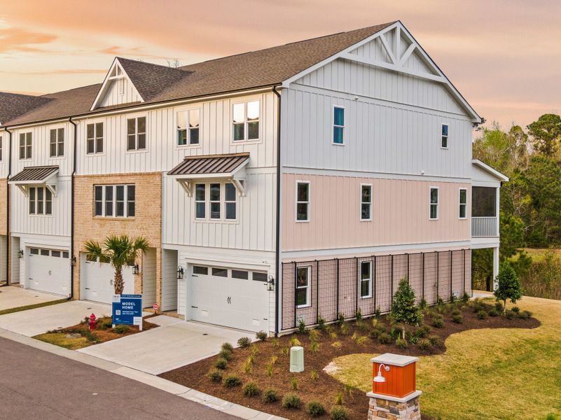 Front exterior of a home in the Anchors Bend Townes community, located in Wilmington, NC (Image 19).