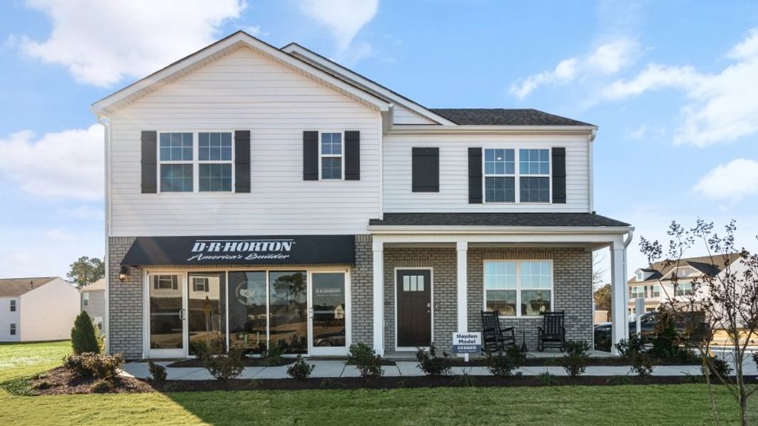 Front exterior of a home in the Hoke Loop Ridge community, located in Fayetteville, NC (Image 1). Front exterior of a home in the Hoke Loop Ridge community, located in Fayetteville, NC (Image 1).