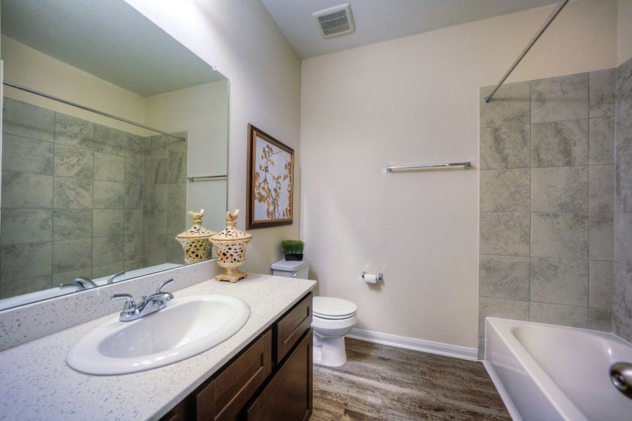 Furnished interior in a model home at Encino Estates in Dayton (Image 24). Furnished interior in a model home at Encino Estates in Dayton (Image 24).