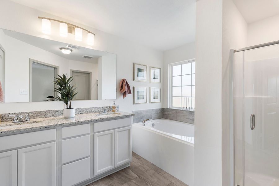 Furnished interior in a model home at Sterling Ridge in Huntsville (Image 9).