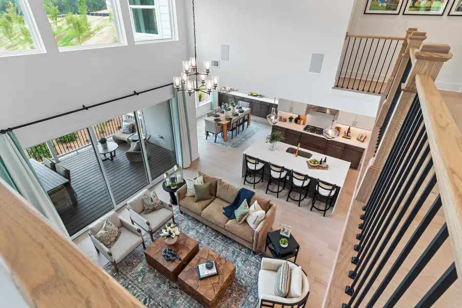 Furnished interior in a model home at Ellis in Marietta (Image 7).