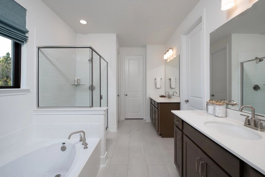 Furnished interior in a model home at Katy Lakes 50FT in Katy (Image 13). Furnished interior in a model home at Katy Lakes 50FT in Katy (Image 13).