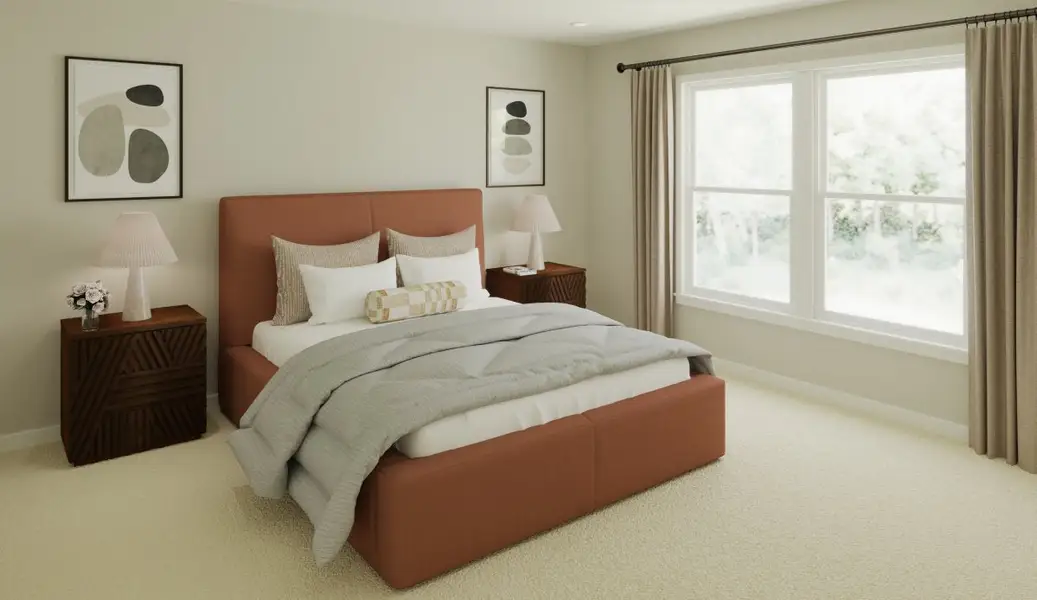 Furnished interior in a model home at Coral Cove in Panama City Beach (Image 7).