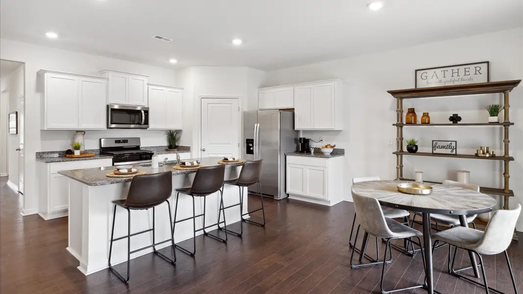 Furnished interior in a model home at The Ridge at Neals Landing in Knoxville (Image 4).