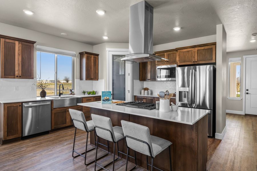 Furnished interior in a model home at Willowbrook in Madras (Image 35).