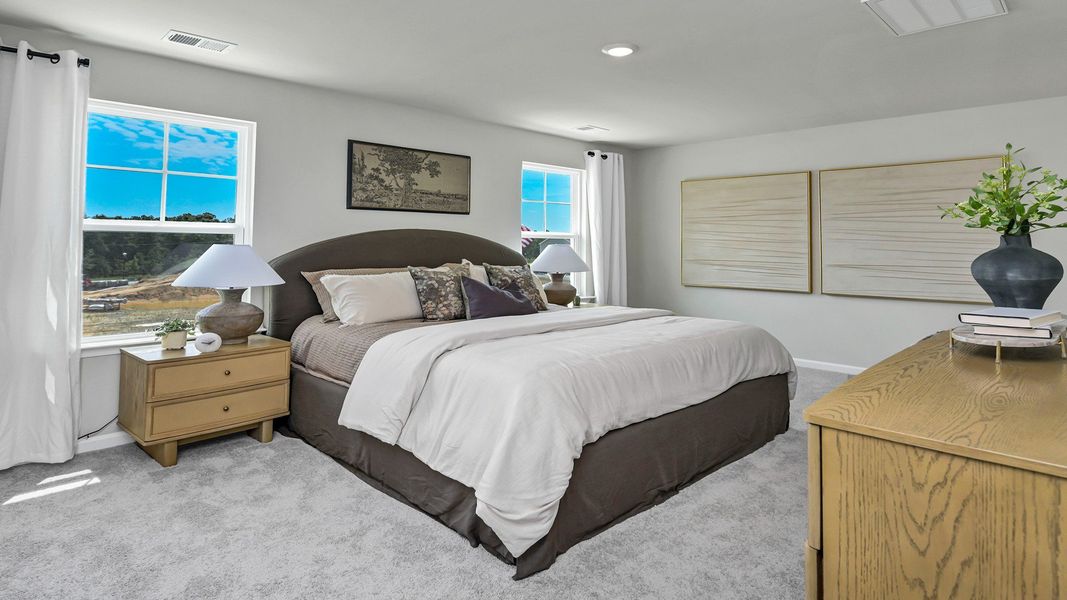 Furnished interior in a model home at Ferry Grove in Lexington (Image 8).