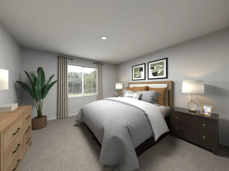 Furnished interior in a model home at Oaks at Lake Standish in Apopka (Image 5).
