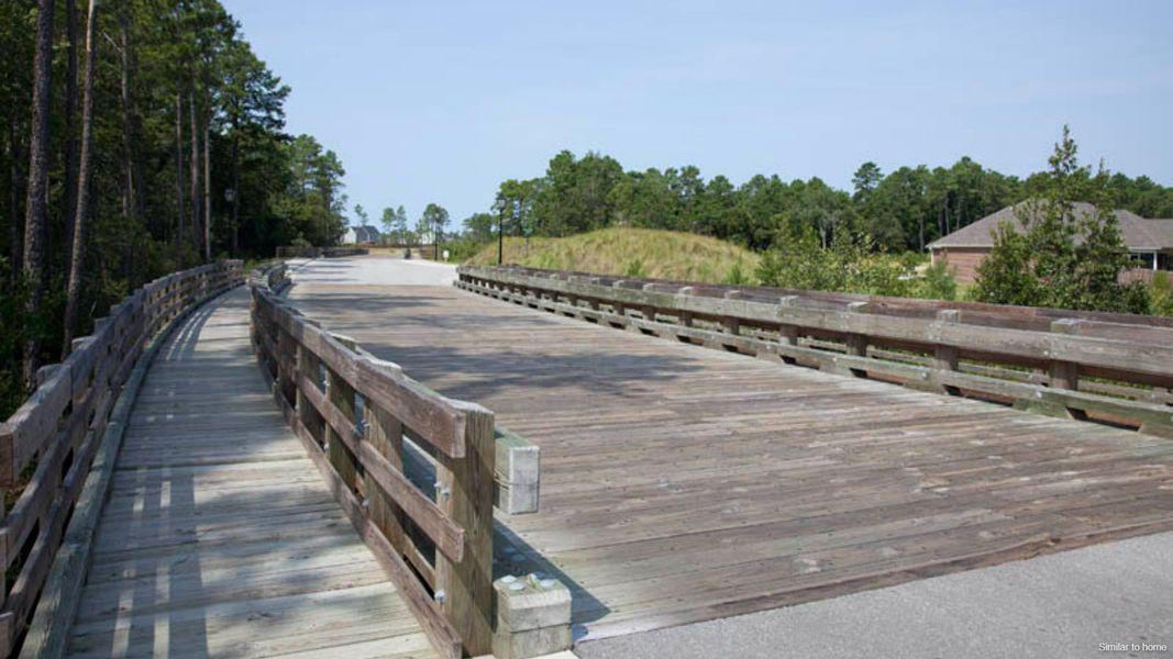 Natural surroundings and green spaces near Grayson Park Townhomes in Leland, NC (Image 43).