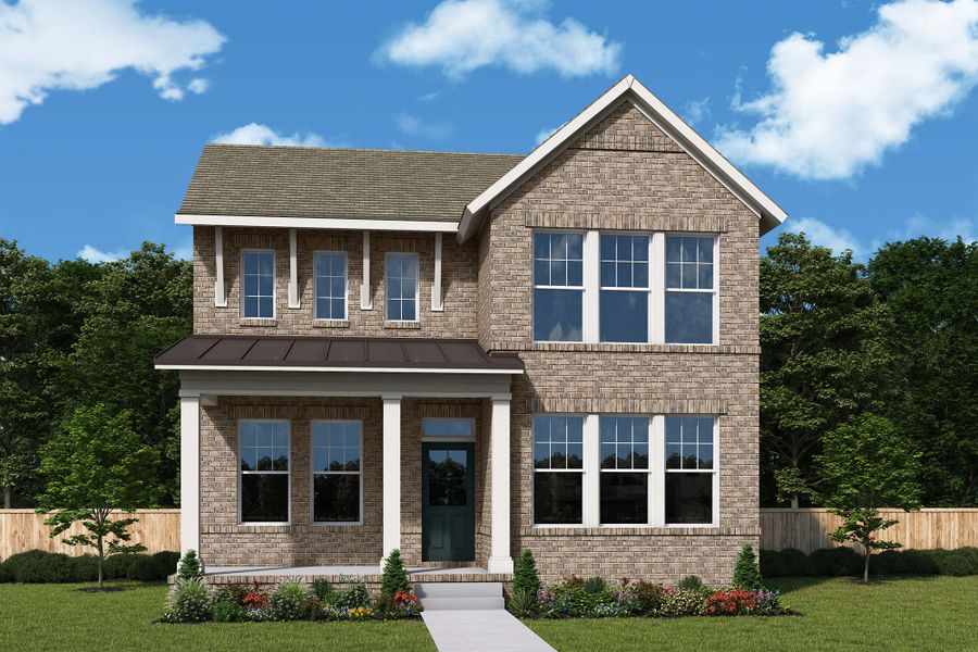 Front exterior of a home in the The River District - Pioneer Collection community, located in Charlotte, NC (Image 10).