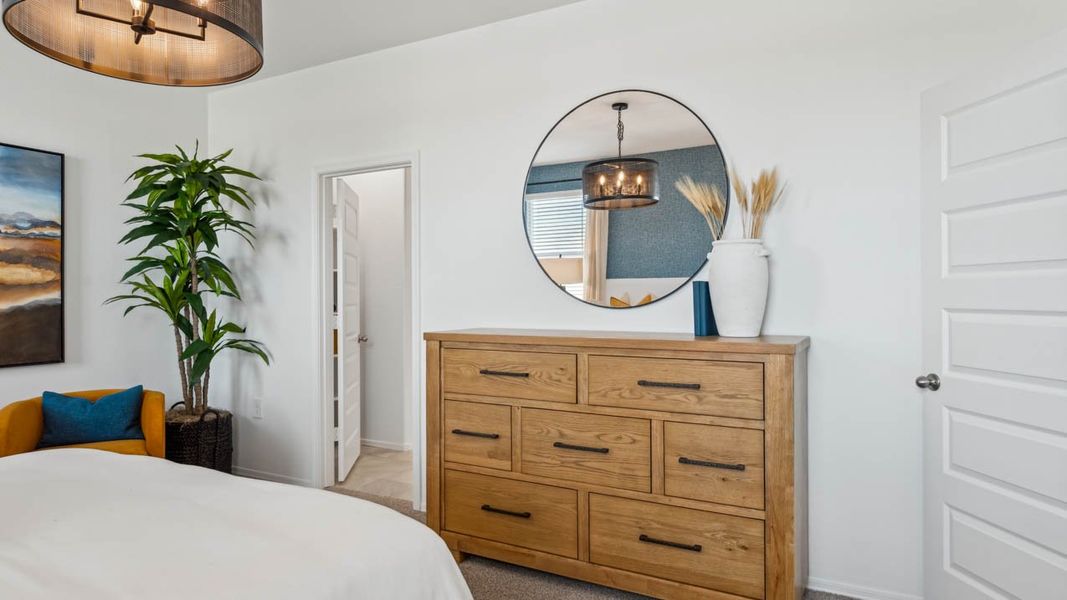 Furnished interior in a model home at Elena Trails in Maricopa (Image 33).