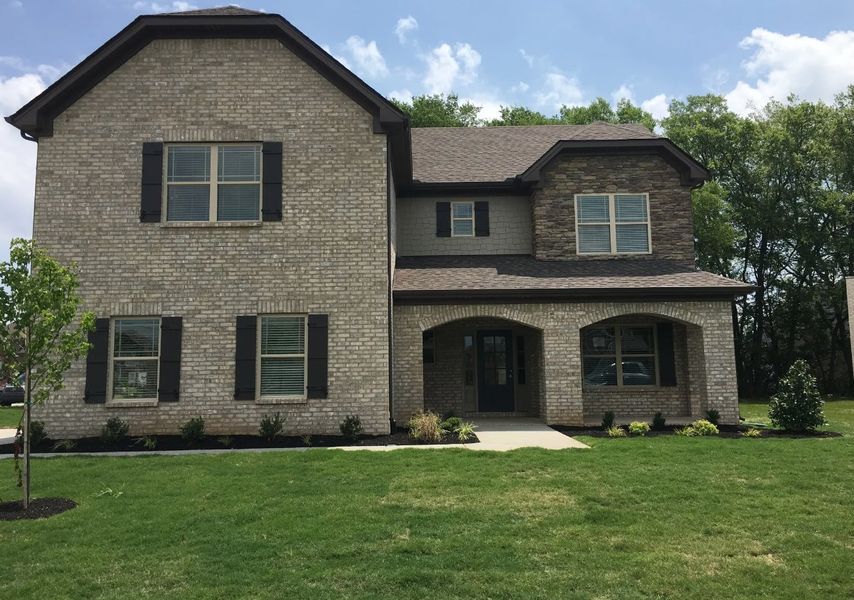 Full brick home with large front porch Full brick home with large front porch