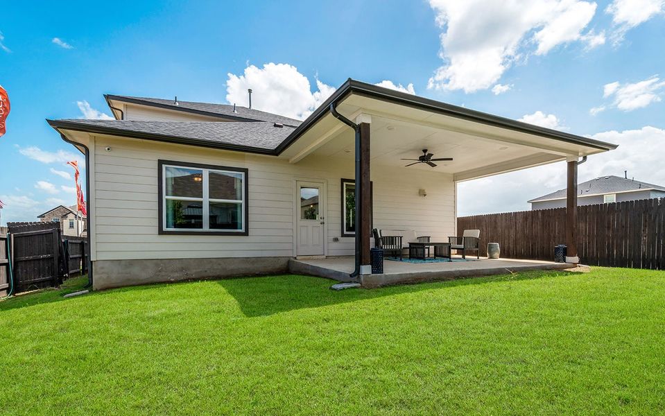 Front exterior of a home in the Hunter's Ranch community, located in San Antonio, TX (Image 11).
