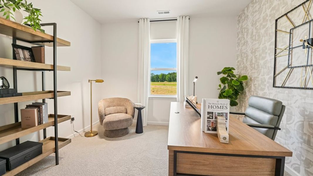 Furnished interior in a model home at The Villas at Laurel Oaks in Sanford (Image 26).