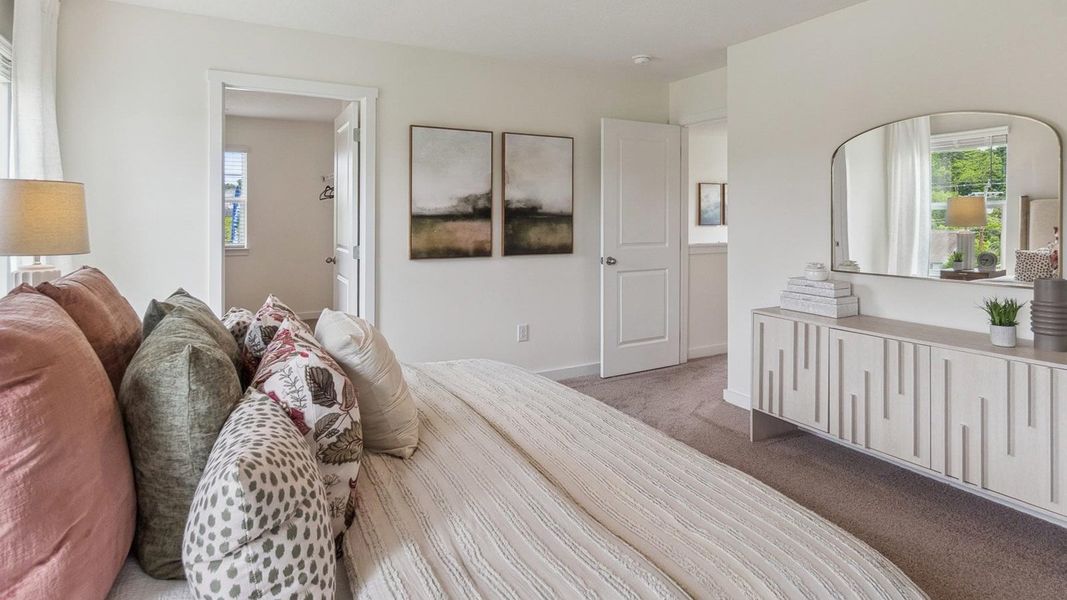 Furnished interior in a model home at Belhaven in Knoxville (Image 18). Furnished interior in a model home at Belhaven in Knoxville (Image 18).