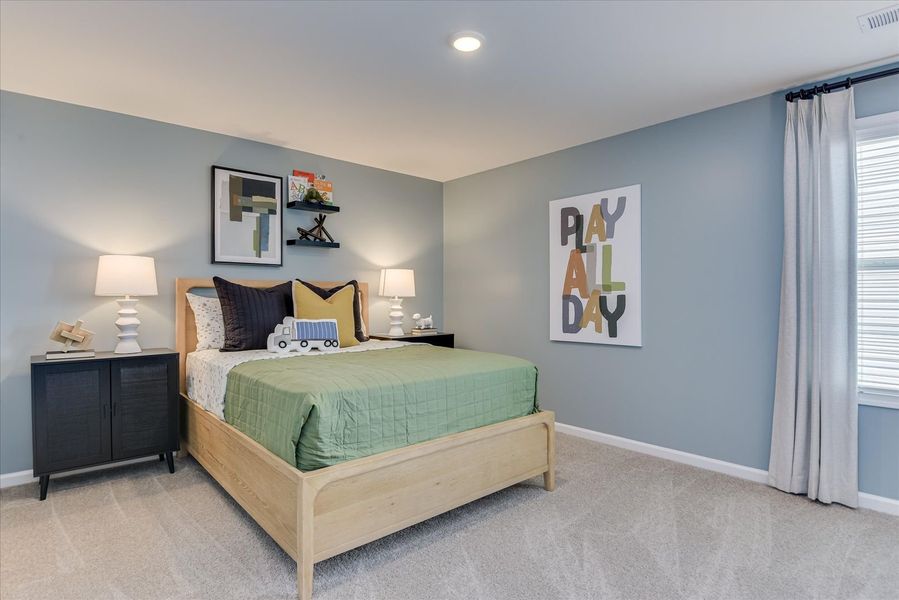 Generously sized secondary bedrooms designed to adapt Generously sized secondary bedrooms designed to adapt