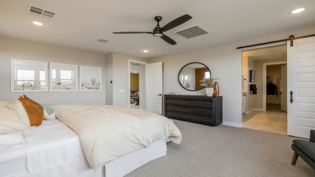 Furnished interior in a model home at Eminence at Alamar in Avondale (Image 24).