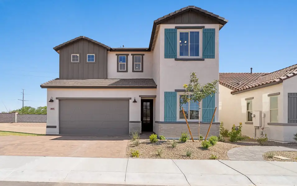 Front exterior of a home in the Rialta community, located in Mesa, AZ (Image 4). Front exterior of a home in the Rialta community, located in Mesa, AZ (Image 4).