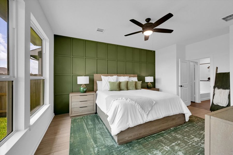 Furnished interior in a model home at La Segarra 40' in Brookshire (Image 30). Furnished interior in a model home at La Segarra 40' in Brookshire (Image 30).