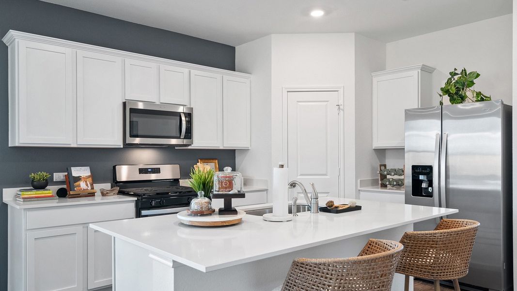 Furnished interior in a model home at Talavera in Kyle (Image 9). Furnished interior in a model home at Talavera in Kyle (Image 9).