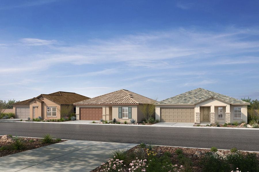 Front exterior of a home in the Mandarina Horizon community, located in Marana, AZ (Image 4).