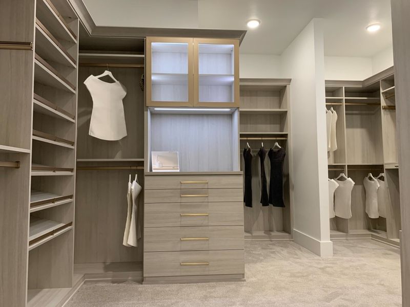 Furnished interior in a model home at Windsong Ranch in Prosper (Image 33).