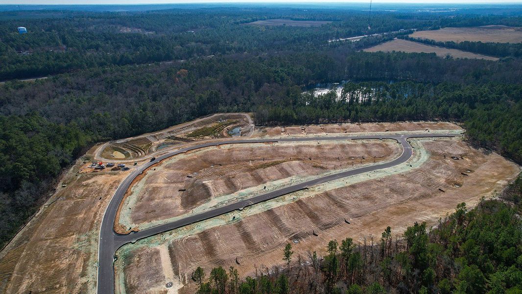 Site preparation and early development at Ferry Grove in Lexington, SC (Image 29).