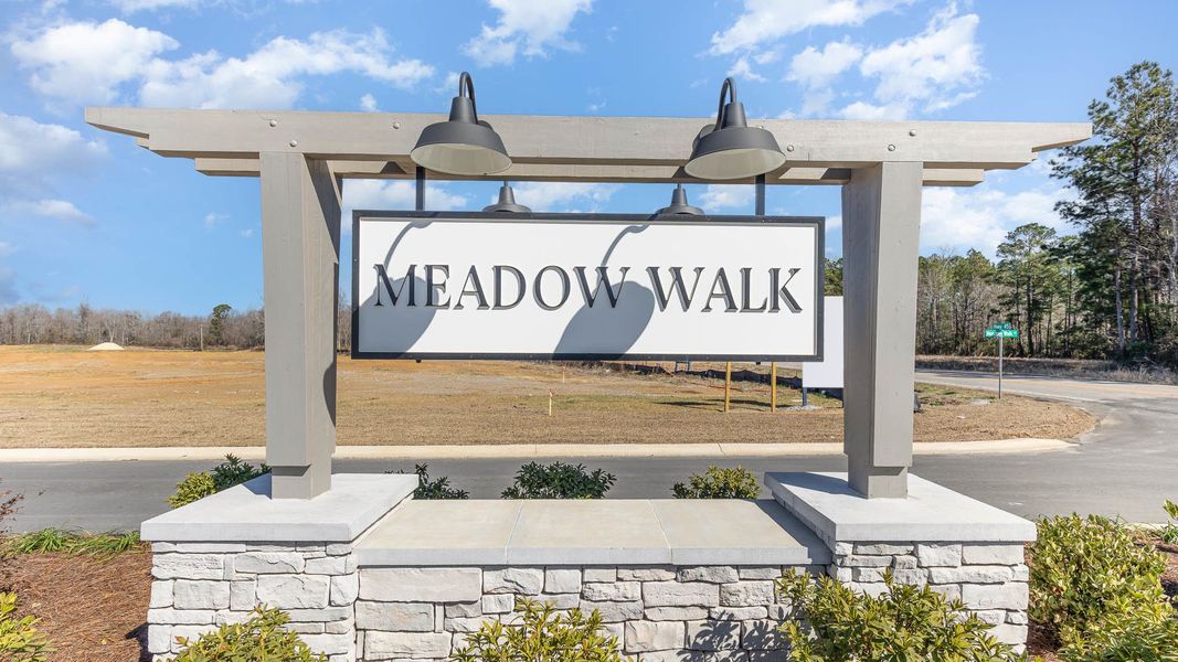 Front exterior of a home in the Meadow Walk community, located in Loris, SC (Image 2).