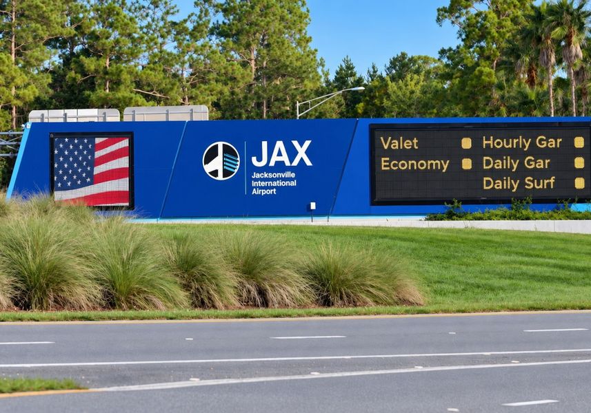 Entrance to the Caney Creek community in Jacksonville, FL, featuring signage and landscaping (Image 10).