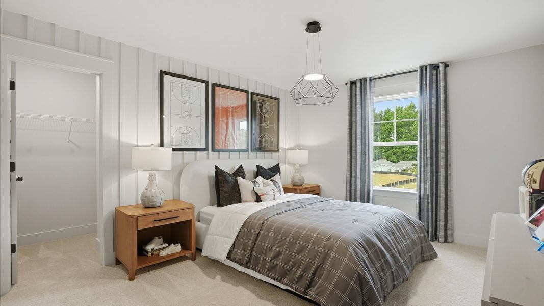 Furnished interior in a model home at Northcroft in Loganville (Image 15).