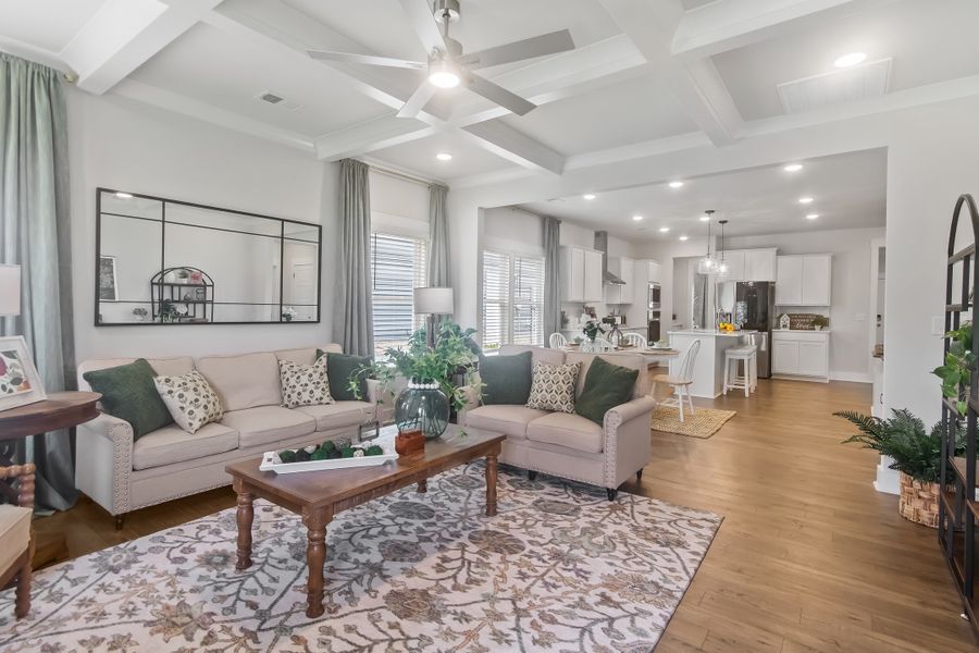 Furnished interior in a model home at Foxbank in Gray Court (Image 27). Furnished interior in a model home at Foxbank in Gray Court (Image 27).