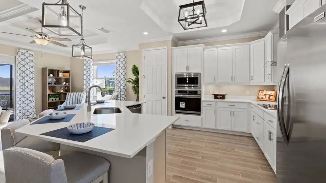 Furnished interior in a model home at Stillwater at Lakewood Ranch: Executive Homes in Lakewood Ranch (Image 17). Furnished interior in a model home at Stillwater at Lakewood Ranch: Executive Homes in Lakewood Ranch (Image 17).