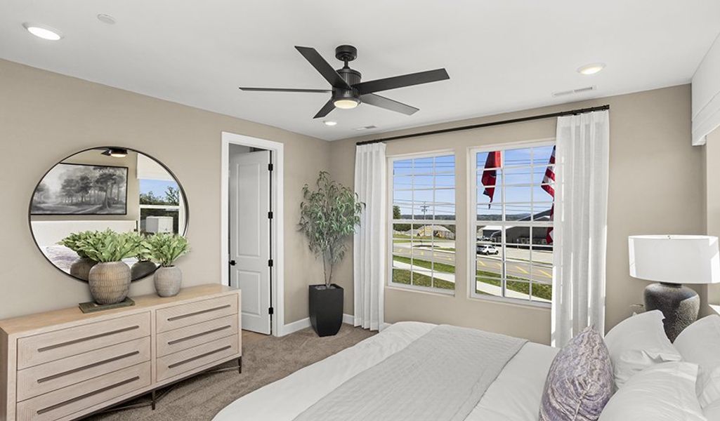 Furnished interior in a model home at The Towns at Lynwood Station in Mount Juliet (Image 19). Furnished interior in a model home at The Towns at Lynwood Station in Mount Juliet (Image 19).