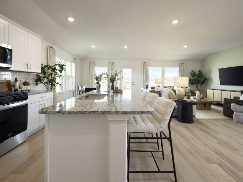 Furnished interior in a model home at Morgan Farms in Josephine (Image 7). Furnished interior in a model home at Morgan Farms in Josephine (Image 7).
