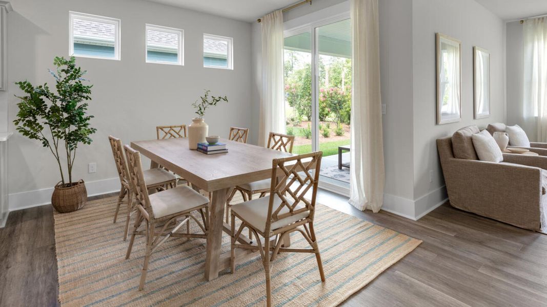 Furnished interior in a model home at Indigo Preserve in Leland (Image 11). Furnished interior in a model home at Indigo Preserve in Leland (Image 11).