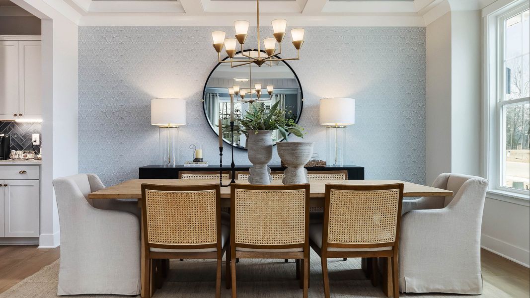 Furnished interior in a model home at Jasper Landing in Four Oaks (Image 41).