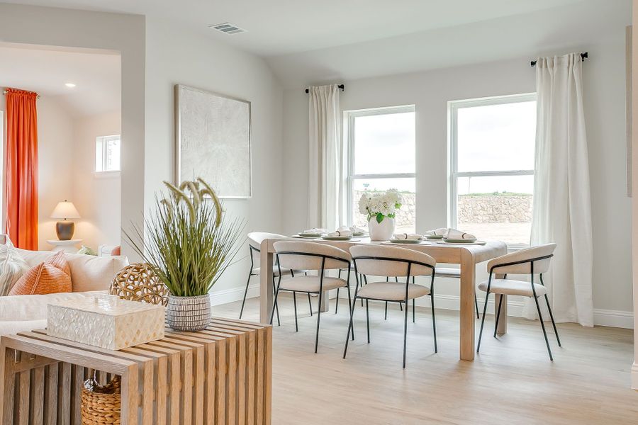 Furnished interior in a model home at Creekside in Royse City (Image 103).