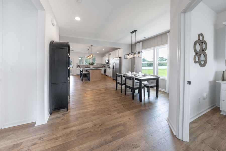 Furnished interior in a model home at Morrow Brook in Albemarle (Image 8). Furnished interior in a model home at Morrow Brook in Albemarle (Image 8).
