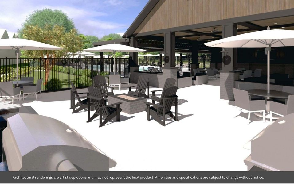 Firepits and Grill Area at Future Amenity