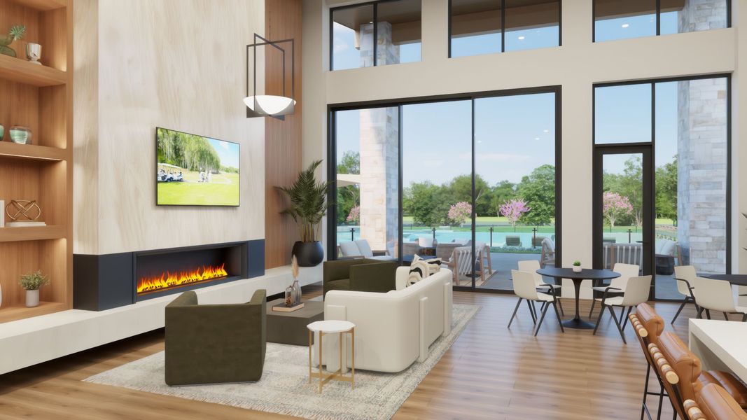 Amenity Center Interior Rendering Amenity Center Interior Rendering