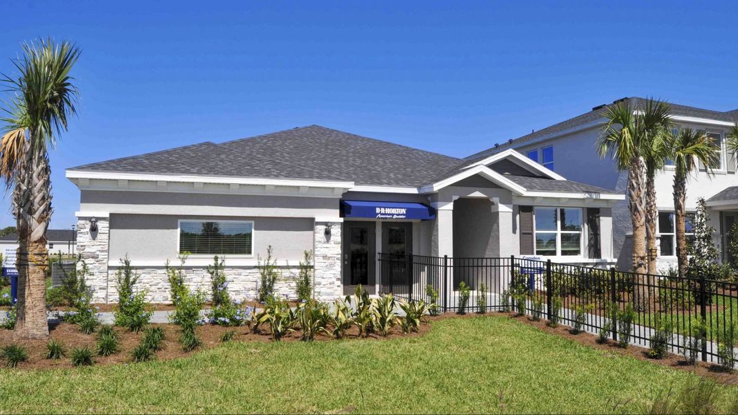 Front exterior of a home in the Legacy Preserve community, located in Parrish, FL (Image 3).