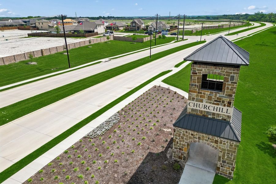 Front exterior of a home in the Churchill community, located in Anna, TX (Image 34).