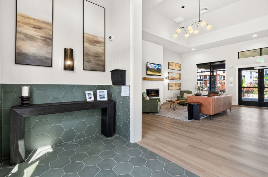 Furnished interior in a model home at Northfield at Old Town in Fort Collins (Image 30).